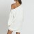 Mini robe cryptographique en tricot pour femme, pull à manches longues ample pour automne hiver | 24,37 $ | OKKO MODE