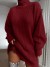 Robe pull col roulé femm manches longues monochrome décontractée élégante mini respirante vêtements hiver | 21,45 $ | OKKO MODE