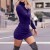 Vestido ajustado de cuello alto para mujer | 15,59 $ | OKKO MODE