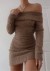 Robe pull mince à manches longues pour femmes, tricots sexy hiver vintage batterie rose Y2K | 27,30 $ | OKKO MODE