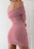 Robe pull mince à manches longues pour femmes, tricots sexy hiver vintage batterie rose Y2K | 27,30 $ | OKKO MODE