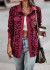 Leopard Print Aviator Jacket for Women - Casual Fall/Winter Outfit | $24.37 | OKKO MODE