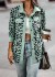 Leopard Print Aviator Jacket for Women - Casual Fall/Winter Outfit | $24.37 | OKKO MODE