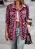 Leopard Print Aviator Jacket for Women - Casual Fall/Winter Outfit | $24.37 | OKKO MODE