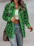Leopard Print Aviator Jacket for Women - Casual Fall/Winter Outfit | $24.37 | OKKO MODE