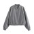 Women's Tweed Bomber Jacket with High Neck, Stylish and Casual | €26.99 | OKKO MODE