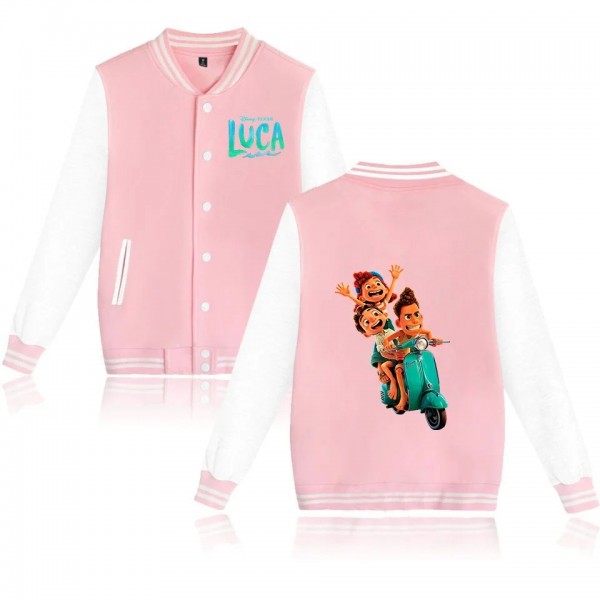 Blouson aviateur de baseball universitaire Luca Chinto Sea Monster pour hommes et femmes, vestes Hip Hop Harajuku|16,19 €|OKKO MODE