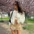 Abrigo blanco mujer mangas largas - Estilo aviador | 24,37 $ | OKKO MODE