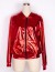 Blouson bombardier rouge pour femmes, vêtements de performance sur scène | 18,52 $ | OKKO MODE