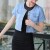 Denim Round Neck Short Blue Jean Jacket | $18.52 | OKKO MODE