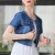 Denim Round Neck Short Blue Jean Jacket | $18.52 | OKKO MODE