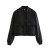 Blouson Bombardier Blanc à Manches Sulfpour Femme, Veste Courte Automne-Hiver | 24,37 $ | OKKO MODE