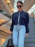 Blouson Bombardier Blanc à Manches Sulfpour Femme, Veste Courte Automne-Hiver | 24,37 $ | OKKO MODE