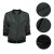 Damen Langarm Aviator Jacke mit Rundhalsausschnitt, bedeckter Schnitt | 16,57 $ | OKKO MODE