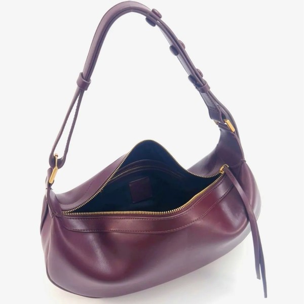 Sac à bandoulière en cuir PU pour femme, sac à main à ati elles en forme de croissant de boulette, sacs initiés à la mode, grand|22,90 €|OKKO MODE