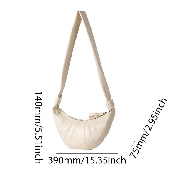 Sac à bandoulière Croissant pour femme, cuir PU, sacs initiés, sac Hobo demi-lune, sacs à main chics pour dames, sacs à main élé|17,99 €|OKKO MODE