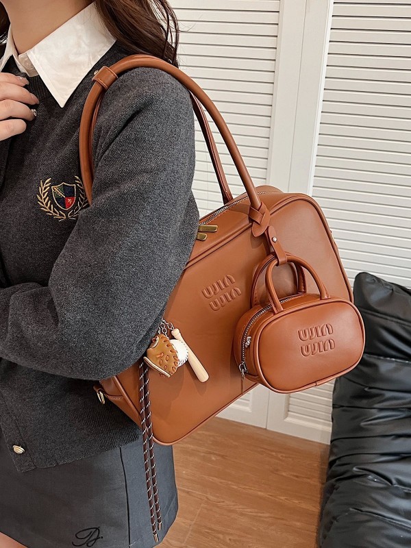 Sac rétro de grande capacité pour femmes, sac à main de travail, sac d'oreiller, sac messager à bandoulière, automne, hiver|23,39 €|OKKO MODE