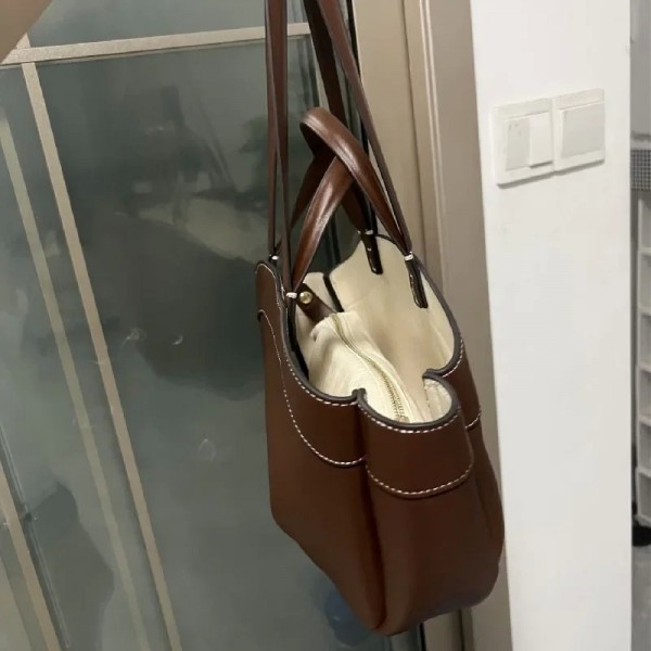 Sac fourre-tout en similicuir pour femme, poudres sous les bras, grande capacité, initié, rétro, sac à bandoulière, décontracté|23,99 €|OKKO MODE