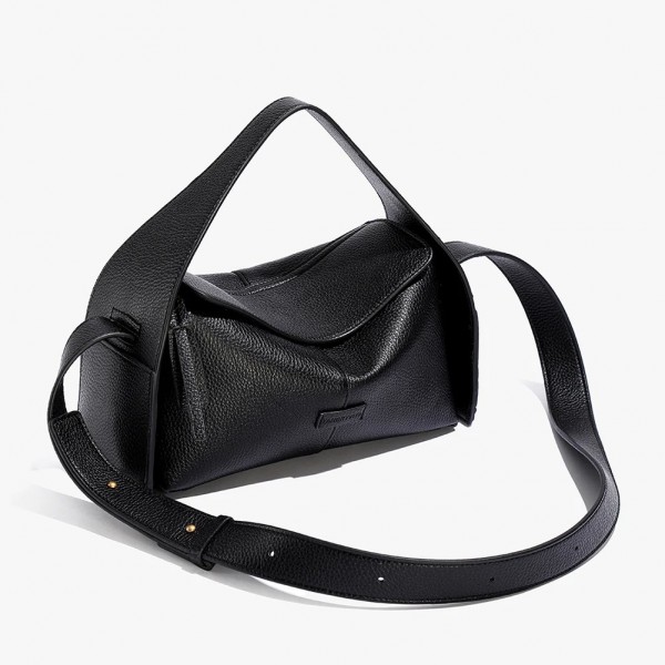 Sacs Boston de niche horizontale pour femmes, sacs à bandoulière de grande capacité, cuir PU, sacs initiés, sac à main fourre-to|24,29 €|OKKO MODE