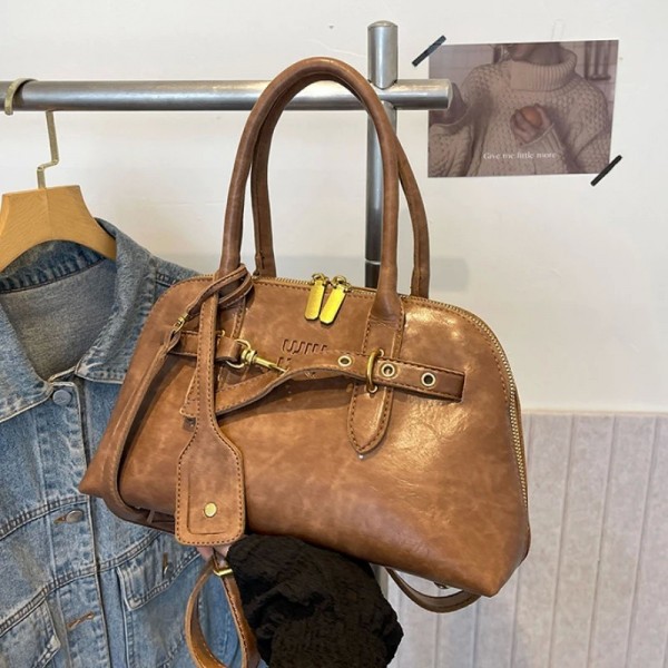 Sacs à main en cuir vintage Killer Boston pour femmes, sacs de messager initiés par les femmes, cartables de trajet d'affaires, |23,39 €|OKKO MODE