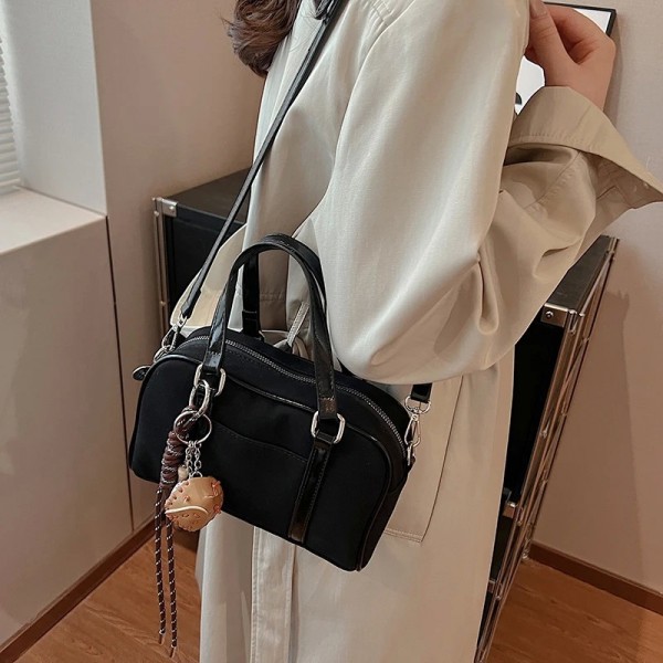 Sac à bandoulière en daim pour femme, poignée supérieure, sangle réglable, initié, poche intérieure, sac à main à bandoulière, p|18,89 €|OKKO MODE