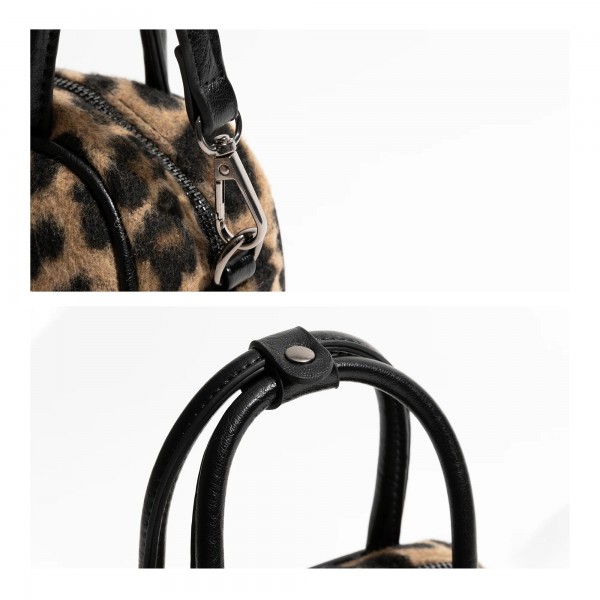 MABULA-Petit sac à main léopard vintage pour femme, sac à main pour téléphone, sac à bandoulière en laine, design de luxe, mode |24,29 €|OKKO MODE