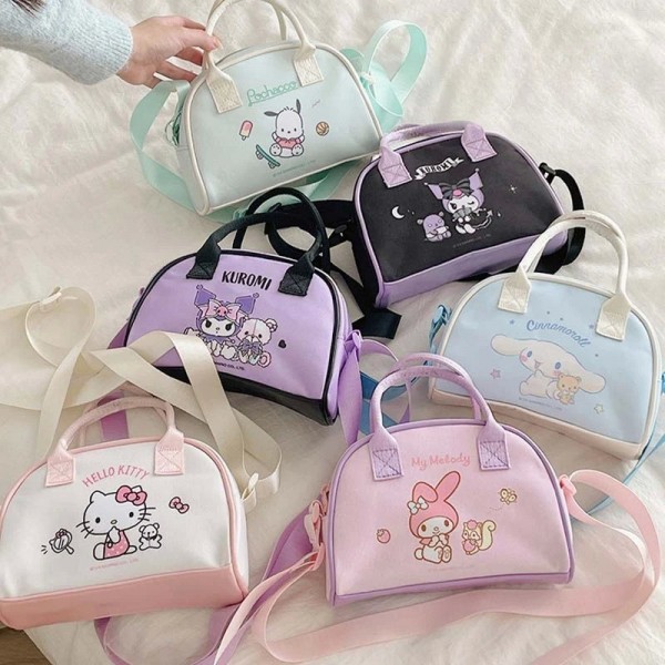 Xiuya-Petit sac à main Hello Kitty pour femme, sac à main populaire coréen, mode de dessin animé mignon, designer de luxe fémini|17,09 €|OKKO MODE