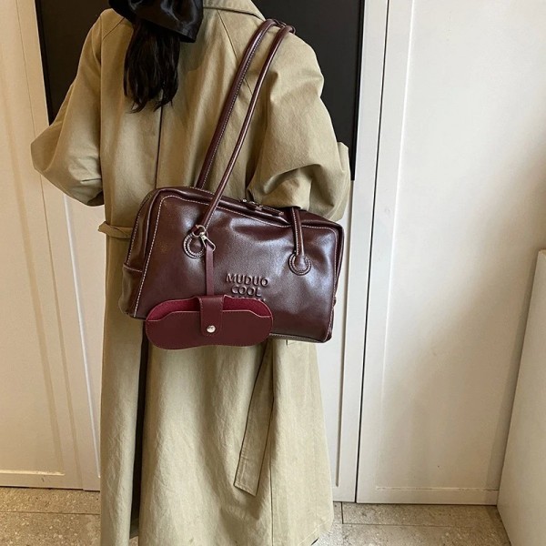 Sac à main en cuir PU pour femme, sac à main initié, sac à main vintage, oreiller de bowling, designer de marque|20,69 €|OKKO MODE