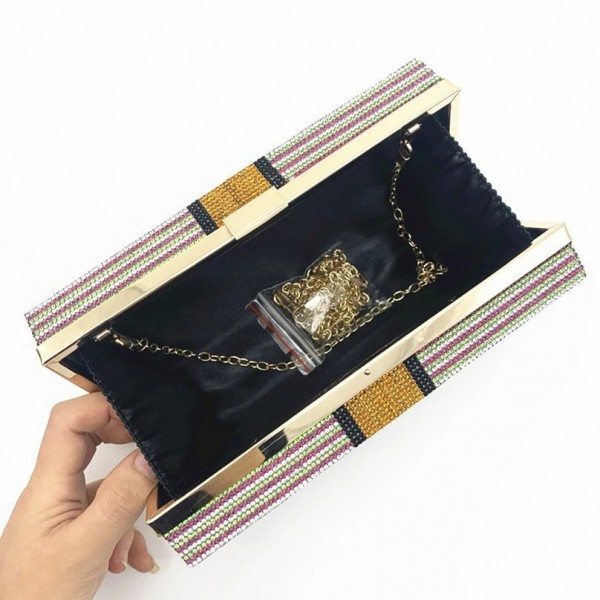 Petit sac carré avec diamants, sac à dîner en dollars, nouvelle collection, mode européenne et américaine|18,89 €|OKKO MODE