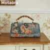 MOTAORA-Sac à main en cuir Cheongsam pour femme, sacs de soirée vintage, sac Boston, créateur de luxe, sacs initiés faits à la m|41,39 €|OKKO MODE