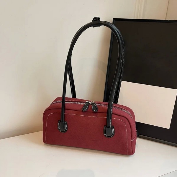 Sac à Main Multi-Poches en Daim pour Femme, Fourre-Tout de Luxe, Rétro, à Fermeture Éclair, Sous les Bras, Nouvelle Collection|16,19 €|OKKO MODE