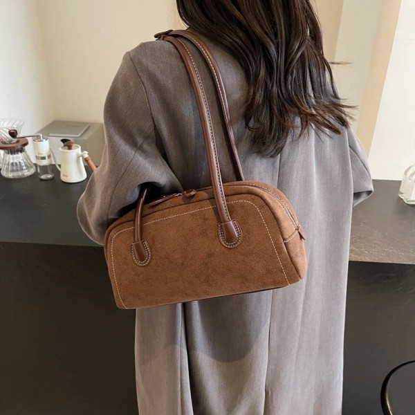 Sac à Main Multi-Poches en Daim pour Femme, Fourre-Tout de Luxe, Rétro, à Fermeture Éclair, Sous les Bras, Nouvelle Collection|16,19 €|OKKO MODE