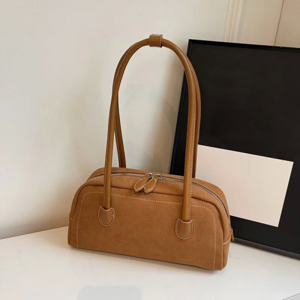 Sac à main en faux daim pour femme, sac solide sous les bras, sac cartable à fermeture éclair, sac fourre-tout multi-poches, sac|17,09 €|OKKO MODE