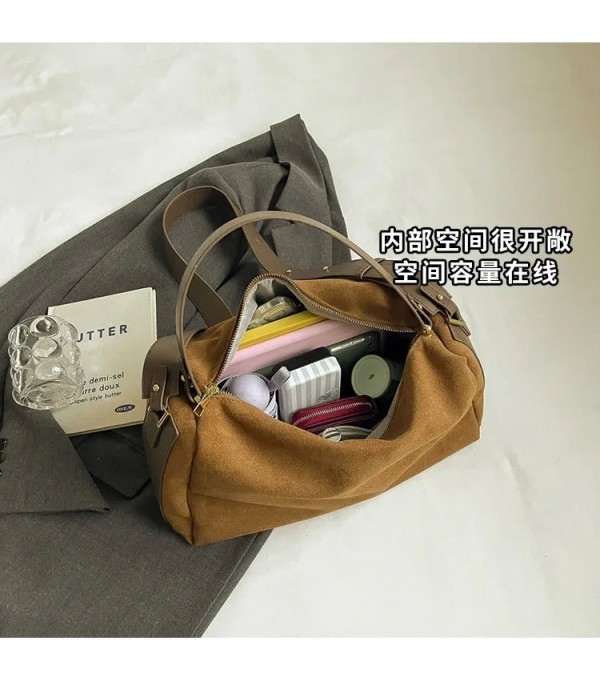 ChimDesign-Sac à bandoulière en cuir suédé pour femme, Boston Initiated, Sacs à main, Pochette, Sacs à main, Sac messager pour f|26,09 €|OKKO MODE