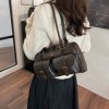 Sac à main rétro en cuir PU Boston initié, grande capacité avec multi-poches sous les bras, pochette solide pour femme|17,09 €|OKKO MODE