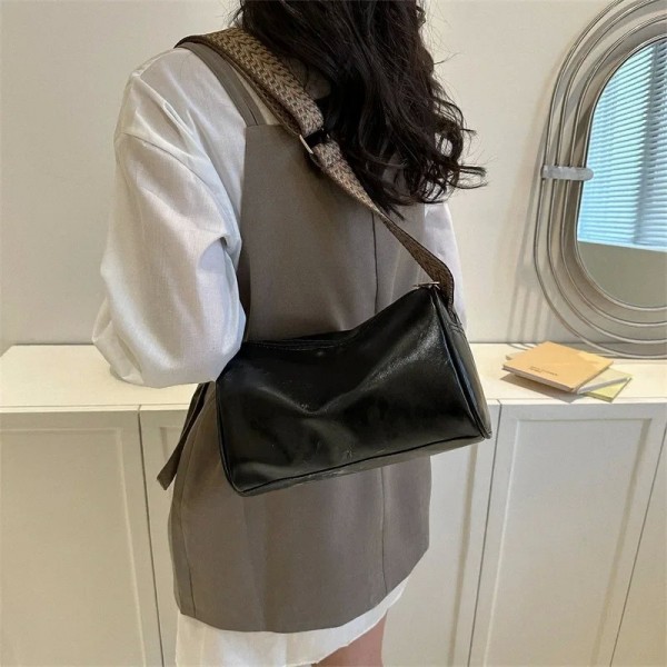 Sac à main vintage en cuir PU Boston pour femmes, petit sac à bandoulière, sac à main de créateur de mode, oreiller de voyage dé|8,99 €|OKKO MODE