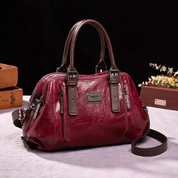 Sacs à main vintage pour femmes avec sangle initiée, simili cuir, sac de luxe design, tendance 2024, marron, vert, noir, vin, ro|35,99 €|OKKO MODE