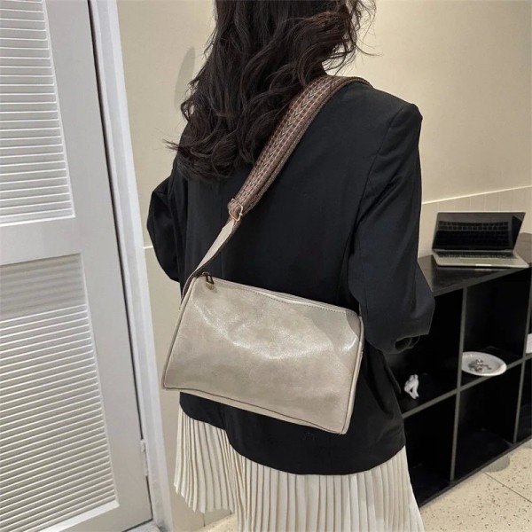 Sac à bandoulière Boston vintage en cuir PU pour femme, petit sac à main et sac à main, créateur de mode féminin, oreiller de vo|8,09 €|OKKO MODE