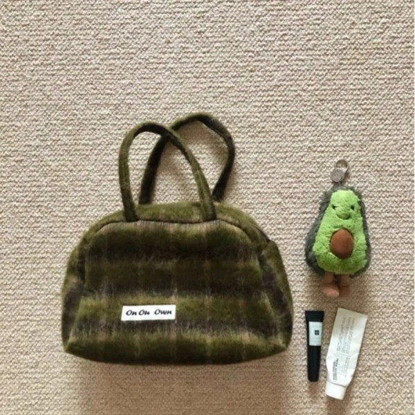 SeAbropérer ed Taiwan Green Boston Sac à main pour femme, Literautumn Plush Messenger Bag, New Face Value, 600|17,09 €|OKKO MODE