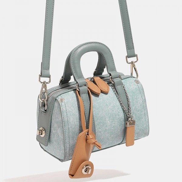 Sac à main français Boston pour femme, sac à bandoulière en denim avancé, sac à oreiller de maquillage CommPiedmont, nouveau|21,59 €|OKKO MODE