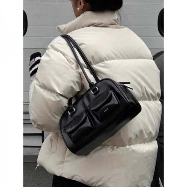 Sac de bowling en aluminium pour femme, sac fourre-tout Boston, sac à ati elles, style coréen populaire, nouveau|38,69 €|OKKO MODE