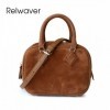 Relwaver-Mini sac à main en daim de mouton pour femme, sac Boston en cuir véritable, petit sac à bandoulière chic, printemps 202|81,89 €|OKKO MODE