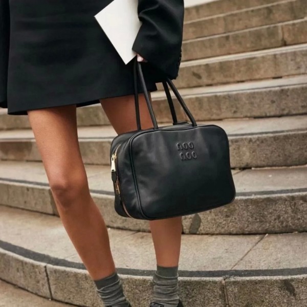 Sac à main Boston en cuir véritable haut de gamme, style preppy, grande capacité, sac lancé unique, poche pour téléphone, fermet|69,29 €|OKKO MODE