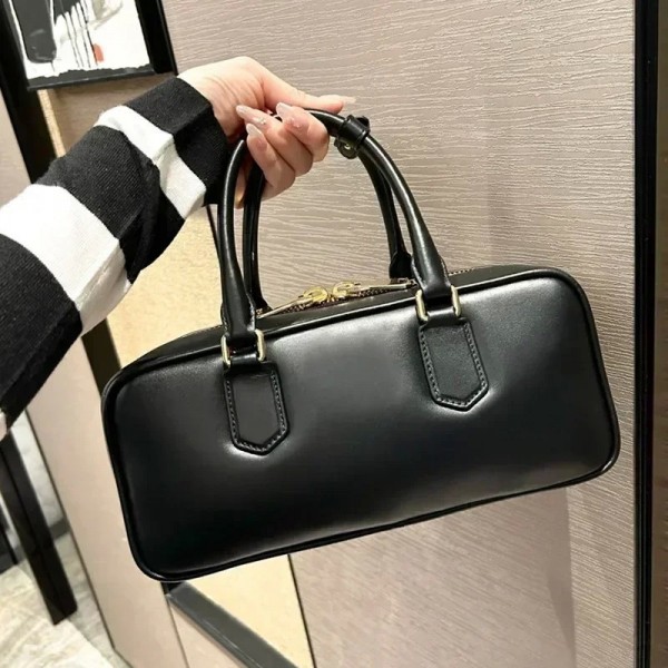 Boston Bowling Bag en cuir véritable, sac à main à bandoulière, oreiller vintage, grande capacité, haute qualité, nouveau, 2023|43,19 €|OKKO MODE