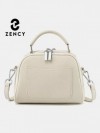 Zency-Sac à Main Vintage en Cuir group pour Femme, Cartable Classique Boston, Noir et Blanc, Sac de Bureau à Bandoulière|42,29 €|OKKO MODE