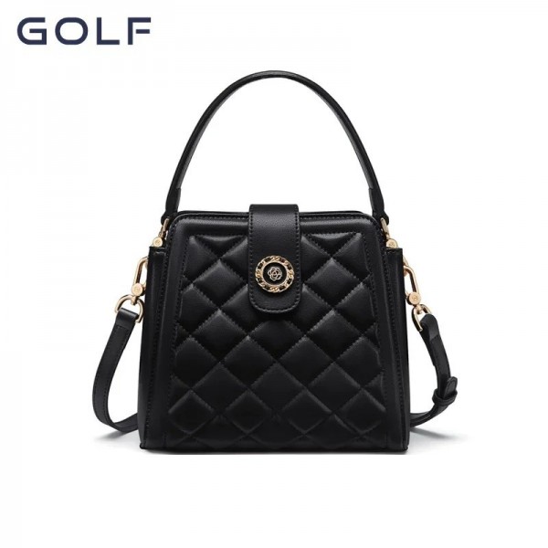 Mini sacs à bandoulière Golf pour femmes, portefeuille élégant, sacs à main Boston, carré Lingge, petit sac initié, marque de lu|63,04 €|OKKO MODE