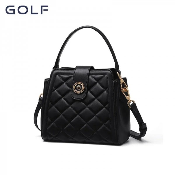 Mini sacs à bandoulière Golf pour femmes, portefeuille élégant, sacs à main Boston, carré Lingge, petit sac initié, marque de lu|63,04 €|OKKO MODE