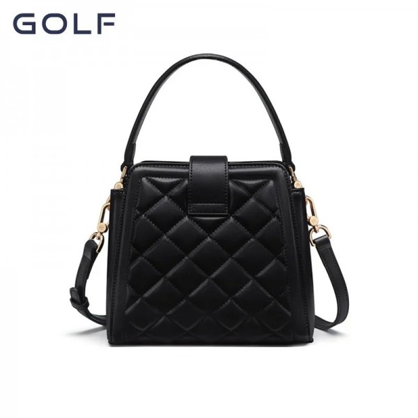 Mini sacs à bandoulière Golf pour femmes, portefeuille élégant, sacs à main Boston, carré Lingge, petit sac initié, marque de lu|63,04 €|OKKO MODE