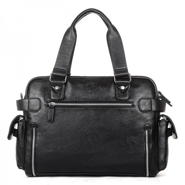 Sac à main en cuir PU pour hommes, sac à bombes lancées, sac à bandoulière latéral, sac fourre-tout pour ordinateur portable, sa|45,89 €|OKKO MODE