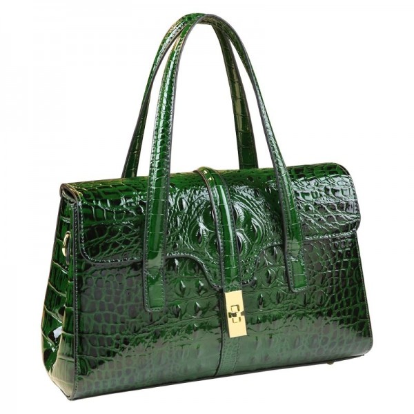 Sacs à main en cuir motif crocodile pour femmes, sac à bandoulière porté croisé, portable et polyvalent, nouvelle collection 202|80,09 €|OKKO MODE